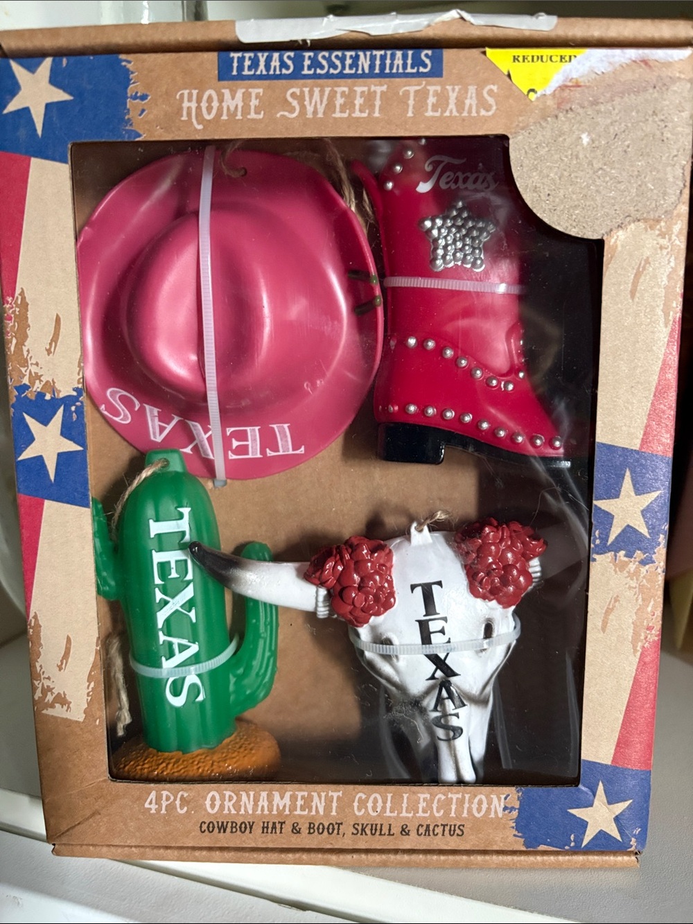 Texas Christmas 🎄 or Party Ornament Set 4 pcs
